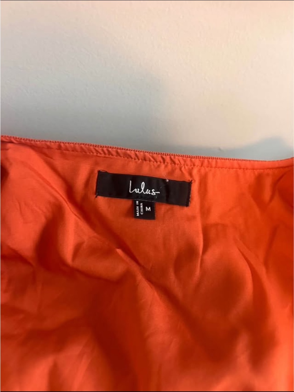 Lulu’s Adored Cutie Orange Corduroy Button-Front Mini Dress - Picture 6 of 6